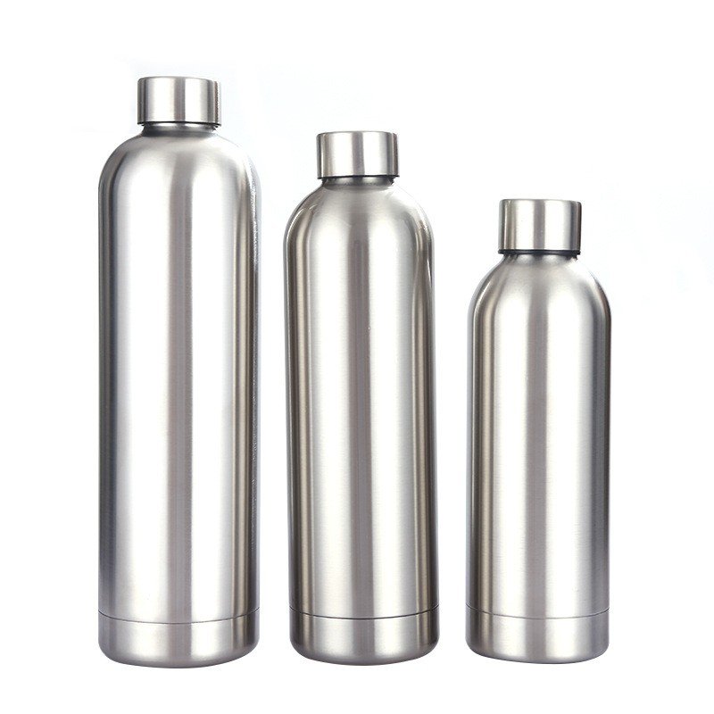 Wholesale 350ml 500ml 750ml 1000ml Stainless Steel Sports Bottle Metal Vacuum Flask Stainless Steel Thermos