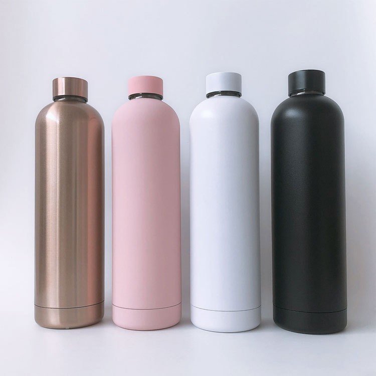 Wholesale 350ml 500ml 750ml 1000ml Stainless Steel Sports Bottle Metal Vacuum Flask Stainless Steel Thermos