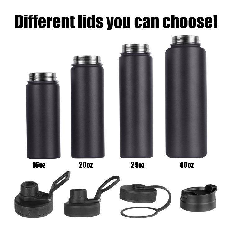 Top seller eco-friendly insulated sport water bottles double wall stainless steel vacuum flask