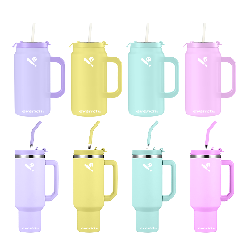 50oz Beer cup sample accept Customized logo Insulated Travel Mug Beer Tumbler with handle stainless steel cup Tumblers