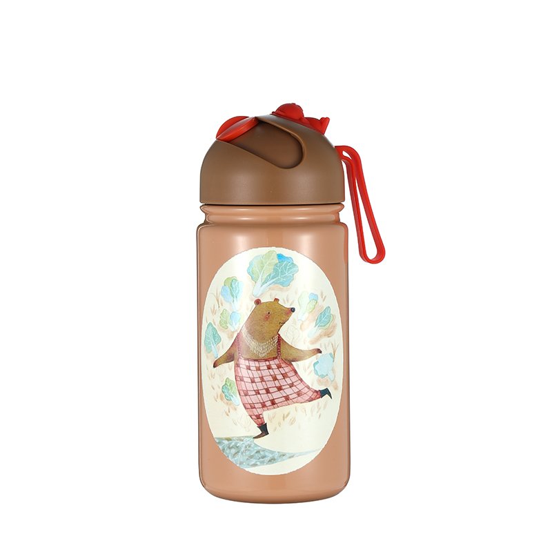 Kids Bottle Eco-Freindly Double Wall 304 Stainless Steel Water Bottle Insulated 14oz Vacuum Flask Bpa-Free