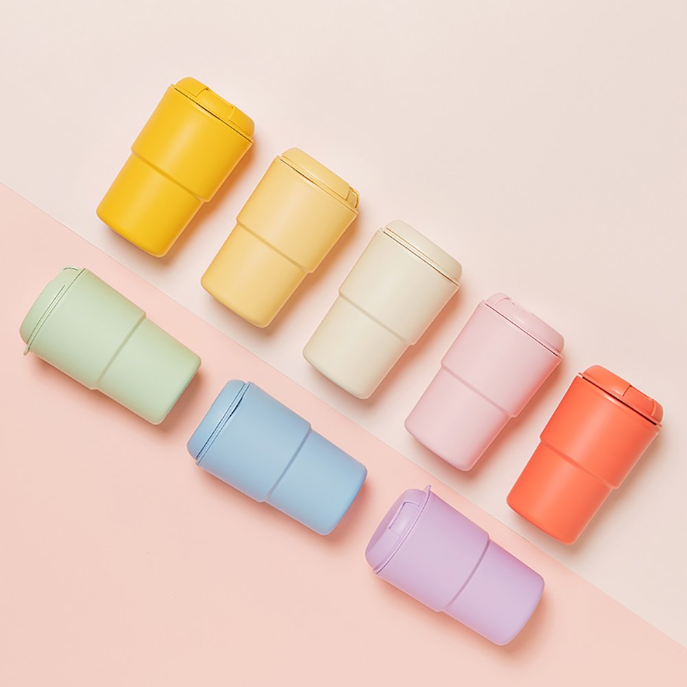 In Korea Best Selling Product Customizable Tumblers Cups BPA FREE Plastic Bottles Double walled mug tumbler 12oz