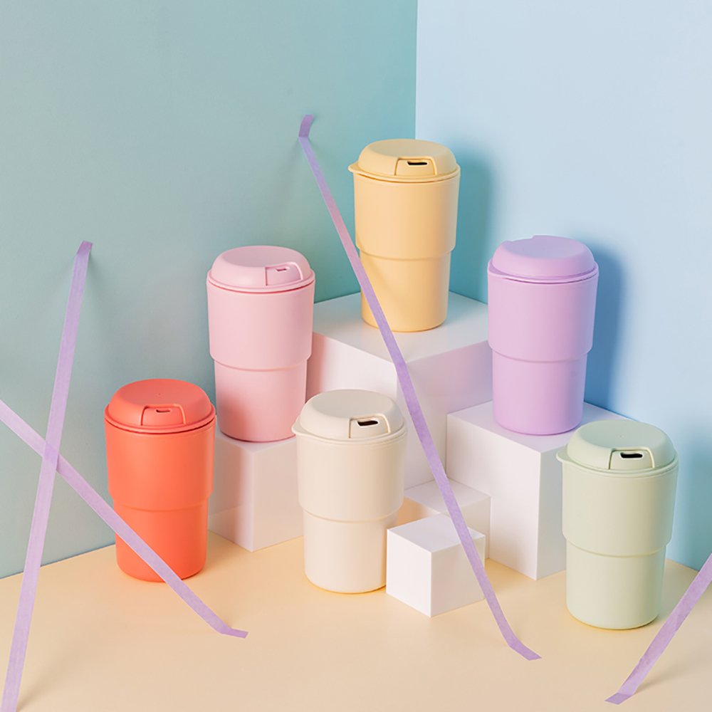 In Korea Best Selling Product Customizable Tumblers Cups BPA FREE Plastic Bottles Double walled mug tumbler 12oz