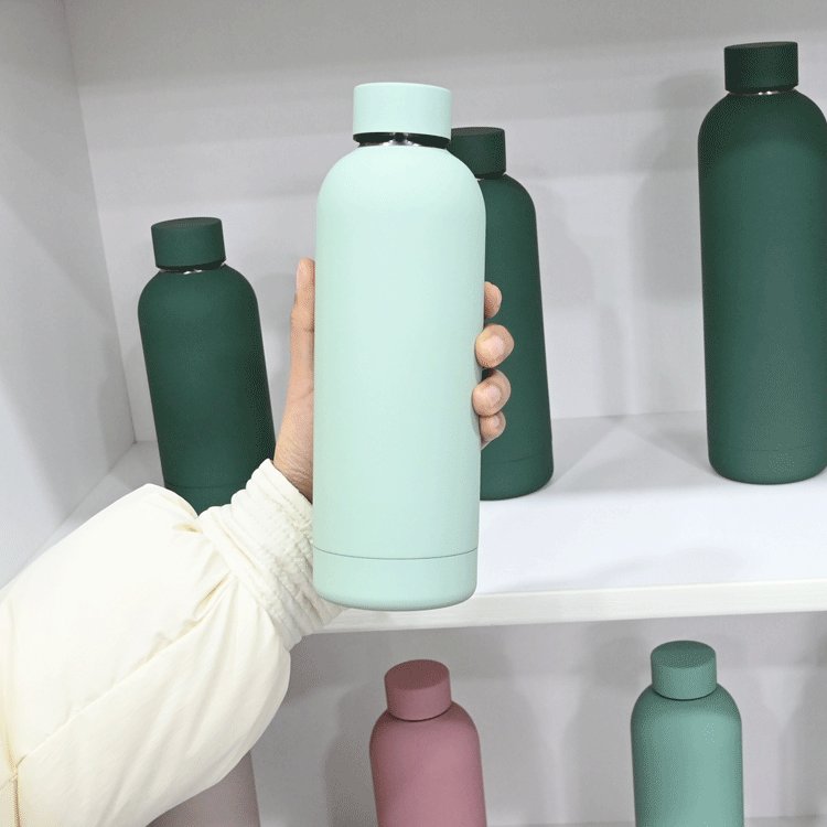 tumbler cups wholesale 500ml thermal double wall stainless steel sport water bottle with custom logo