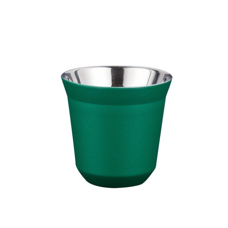80ml 160ml Rustproof double wall coffee cup set stainless steel Coffee Cups