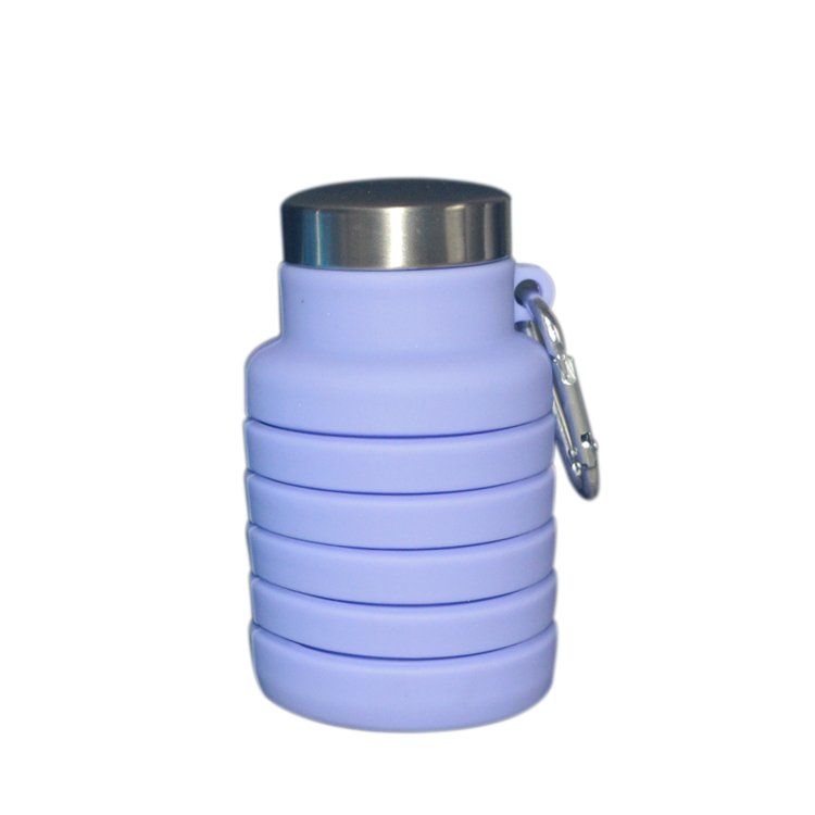 MHC Water Bottle Eco Friendly Sports Silicone Collapsible Water Bottle With Custom Logo foldable water bottle
