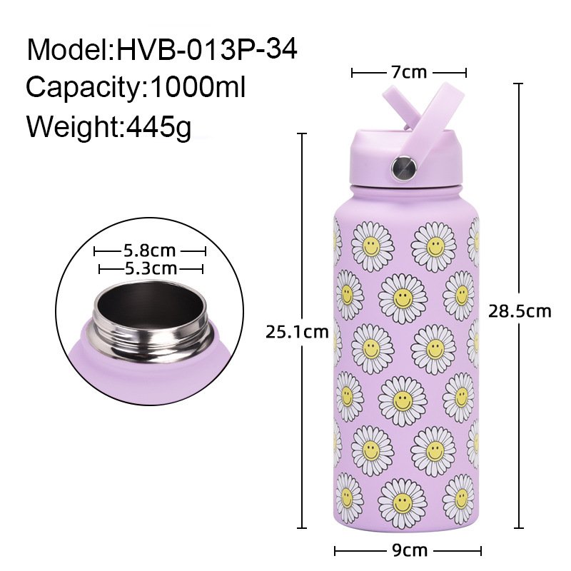 RTS stainless steel tumbler vacuum flask sport gym double insulated stainless steel personalized water bottle