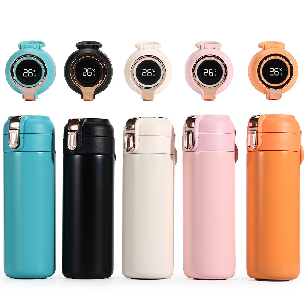 Portable Stainless Steel water bottles vacuum flask sinsulated water bottles for Outdoor LED display