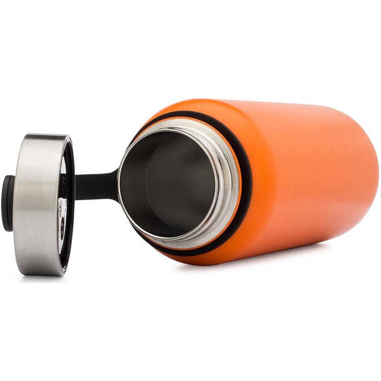 PURPLESEVEN Wholesale 14oz Double Wall Vacuum Insulated Stainless Steel Sports Thermos Coffee Flask Kids Thermo Water Bottle