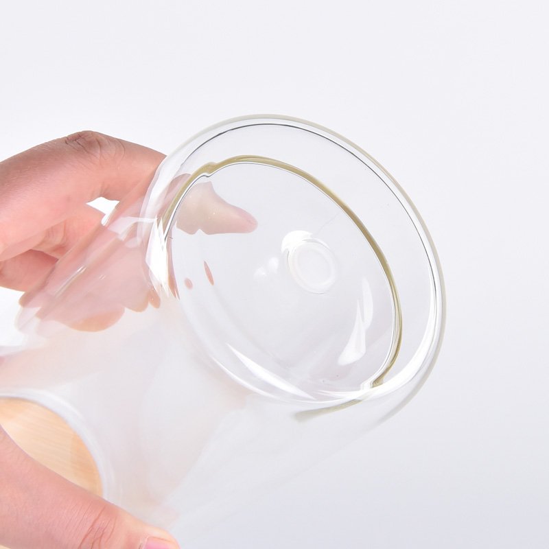 Blank DIY Sublimation Bottle Tumbler Mug Soda Cola Cup Double Wall Snow Globe Beer Glass Can with Bamboo Lid and Straw