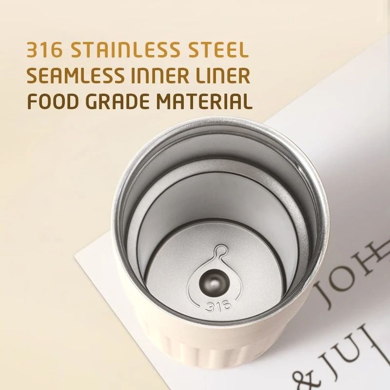 Creative Portable New Smart 450ml Coffee Mug Temperature Display Vacuum Thermo Cup Stainlessstainless Steelvacuum Flasks CLASSIC