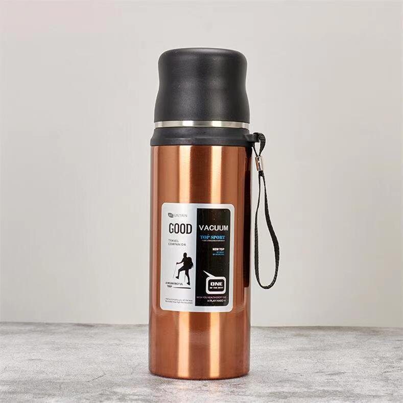 custom metal cup insulated sport GYM water bottle stainless steel vacuum travel mug