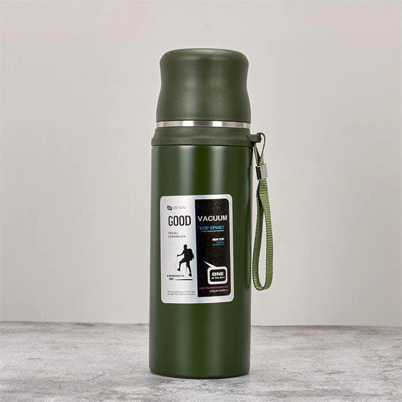 custom metal cup insulated sport GYM water bottle stainless steel vacuum travel mug