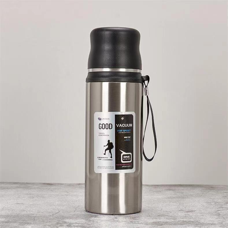 custom metal cup insulated sport GYM water bottle stainless steel vacuum travel mug