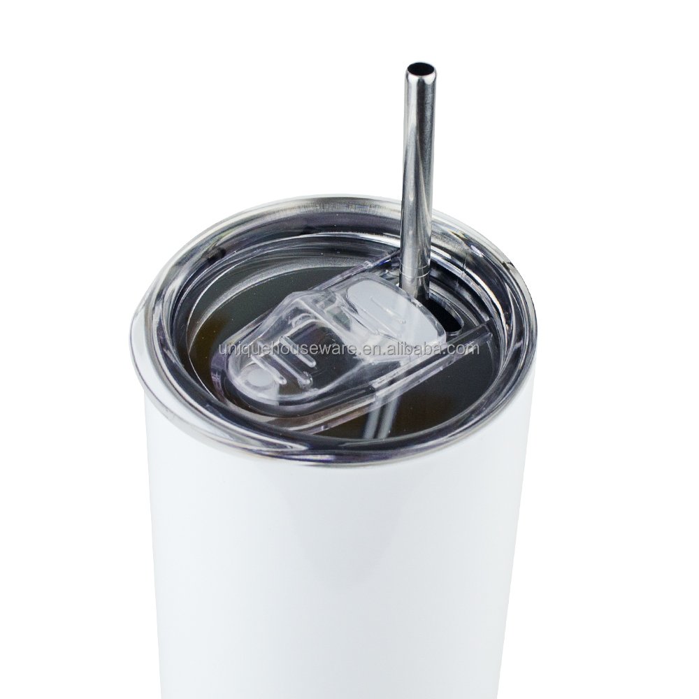 Double Wall Insulated Tumbler Blank Sublimation Skinny Tumbler Stainless Steel Straight Wholesale 20oz CLASSIC Mugs Sustainable