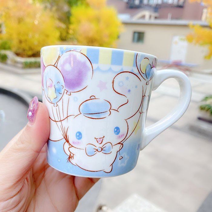 Ruunjoy wholesale kawaii sanrioed mini mug my melody kulomi kt cartoon tea cup office home decor birthday gifts ceramics cups