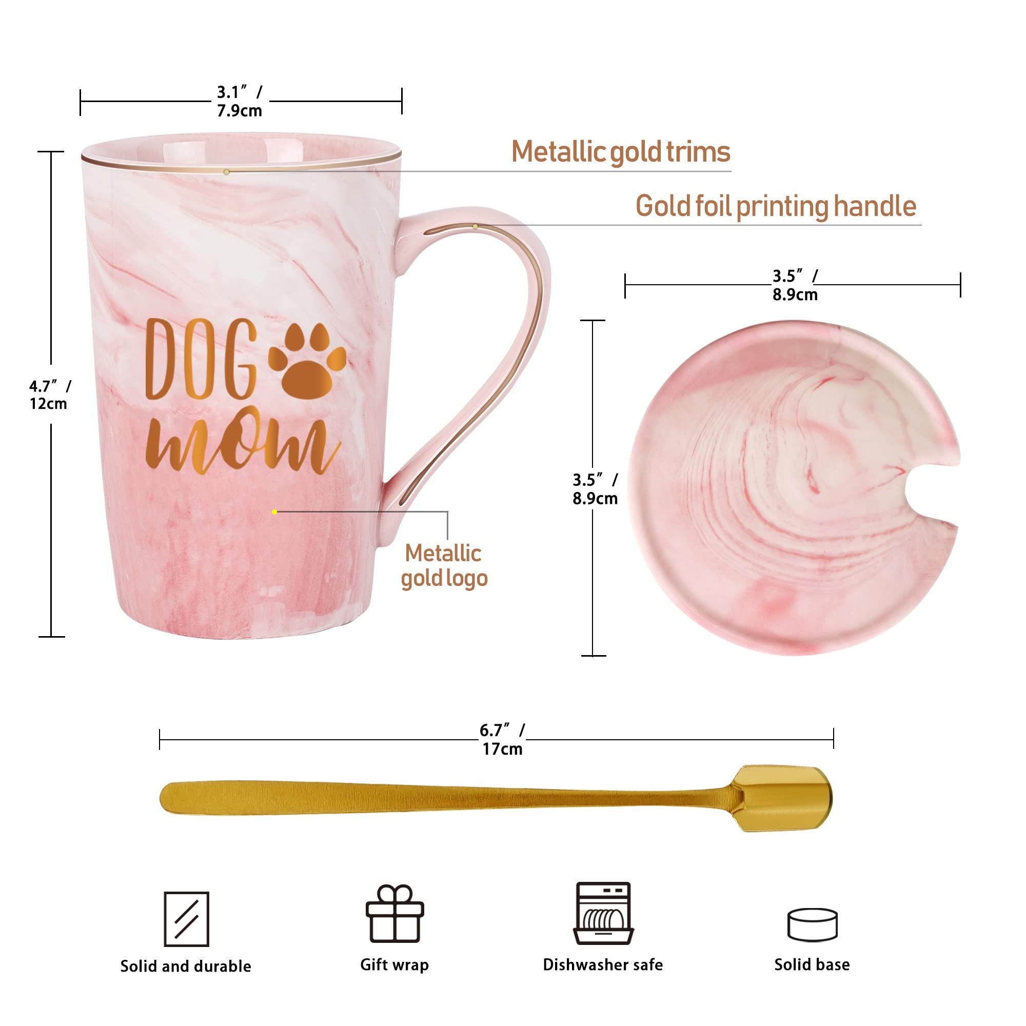 Dog Mom Mug Dog Mom Coffee Mug Novelty Gifts for Dog Mom Ceramic Mug