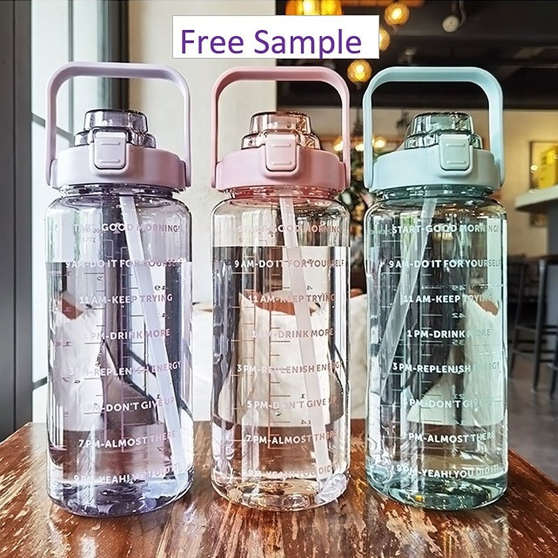 JZYZ Travel Sublimation Private Label 19 Liter 5 Gallon Tea Infuser Kids Cute Wholesale Square Glass Water Bottle Portable