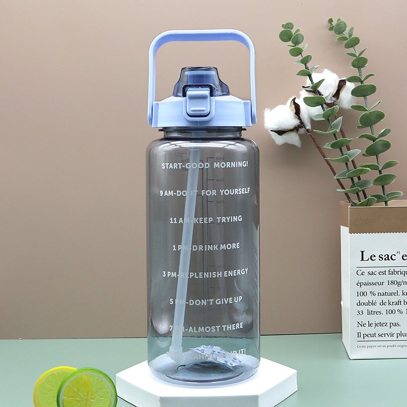 JZYZ Travel Sublimation Private Label 19 Liter 5 Gallon Tea Infuser Kids Cute Wholesale Square Glass Water Bottle Portable
