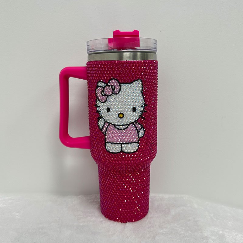 Hot selling Custom Tumbler 40oz With Handle anime stainless steel cup mug