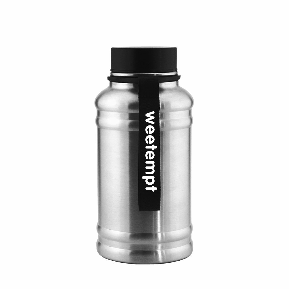 2024 Big Capacity Custom Logo 1.3L 2.2L Single Wall Stainless Steel Water Bottle Unisex fitness Camping Sports Water Bottle