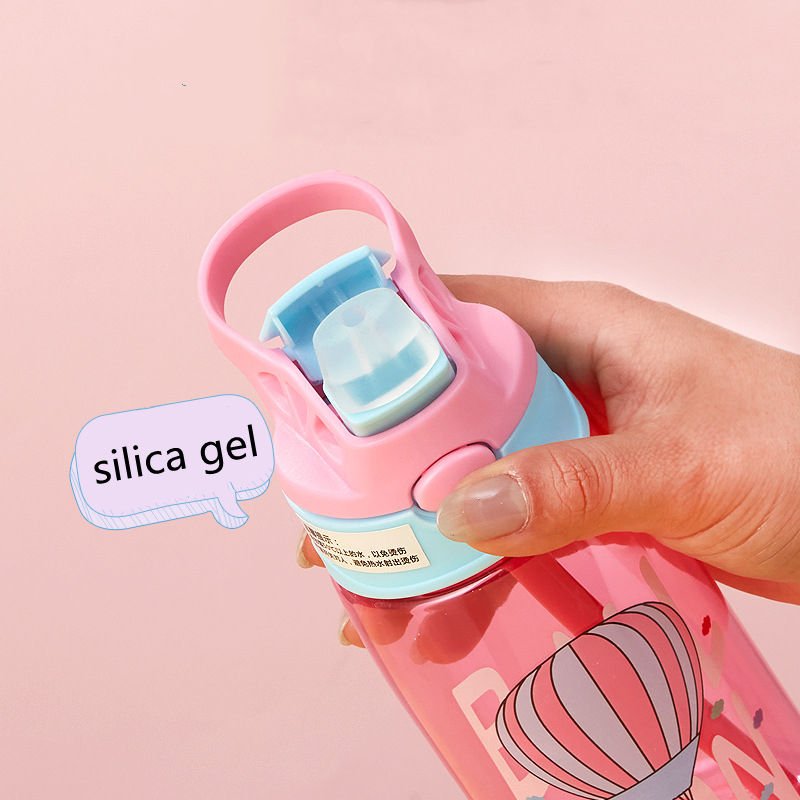 Kids Water Sippy Cup Creative Cartoon Baby Feeding Cups with Straws Leakproof Water Bottles Outdoor Portable Children's Cup