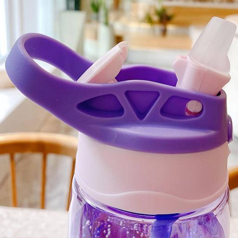 Kids Water Sippy Cup Creative Cartoon Baby Feeding Cups with Straws Leakproof Water Bottles Outdoor Portable Children's Cup