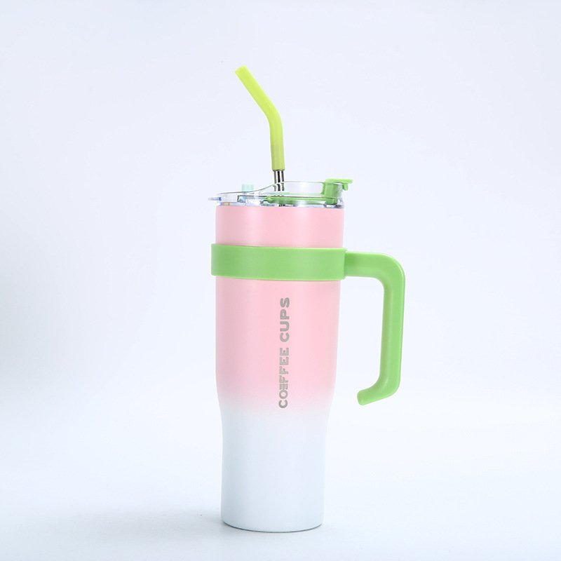 Factory Wholesale Keep Hot Cold Stainless Steel Low Price Leak Proof 40oz Drink Mug Coffee Cup Tumbler with Handle