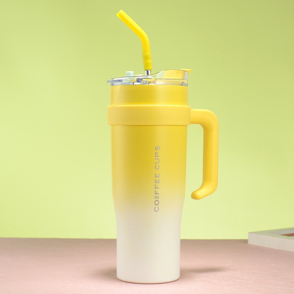 Factory Wholesale Keep Hot Cold Stainless Steel Low Price Leak Proof 40oz Drink Mug Coffee Cup Tumbler with Handle