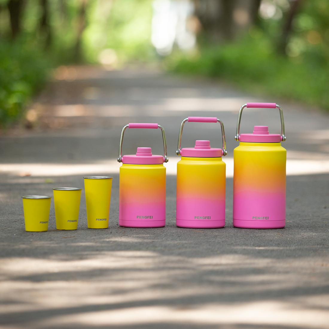 64oz 1930ml New Design tumbler Sublimation Water Bottle Metal Stainless Steel Vacuum Insulated Water Bottles