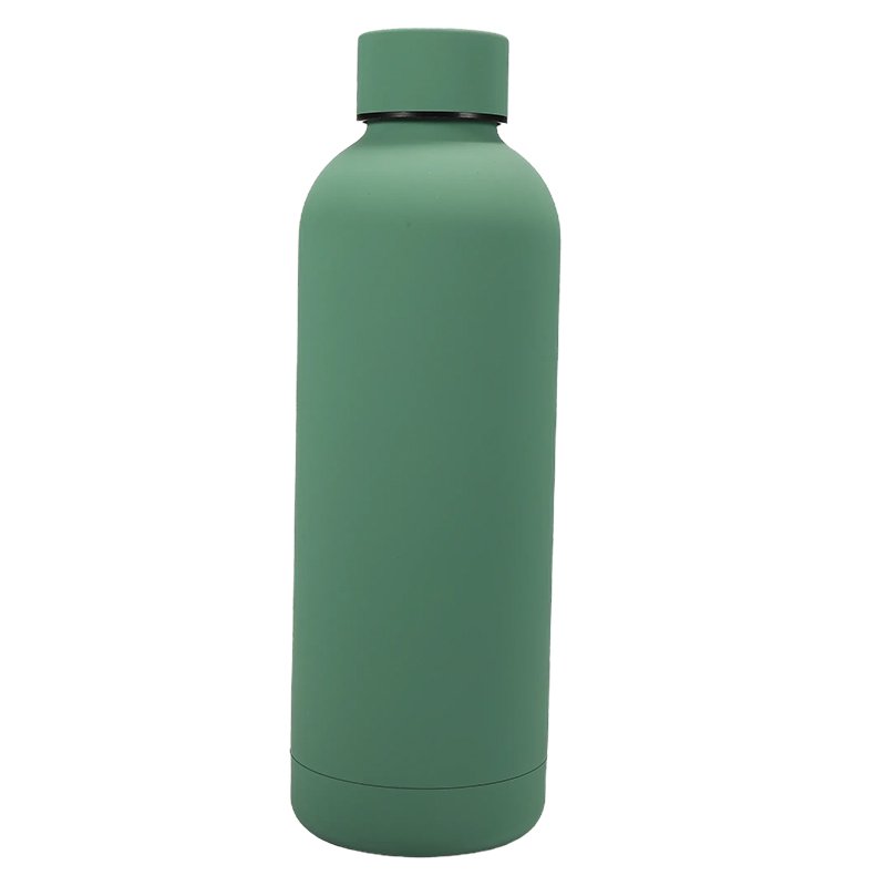 Custom logo stainless steel vacuum flask sport water bottle powder coated water bottle for sports