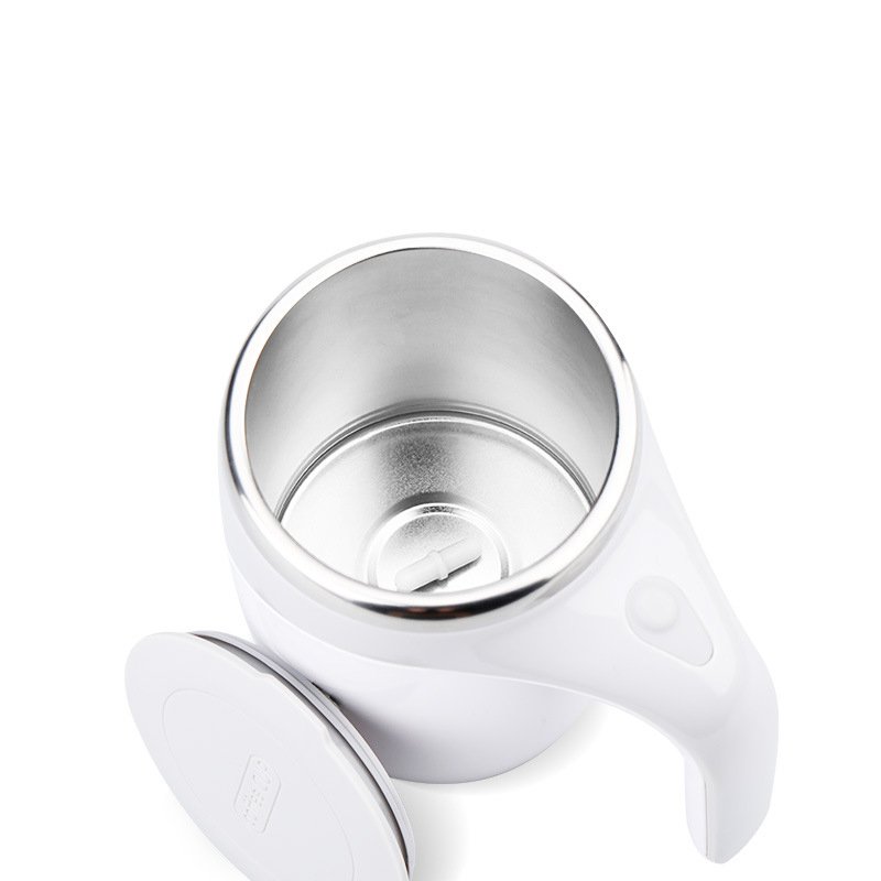 custom logo 380ml Rechargeable Battery Automatic self stirring coffee mug Magnetic Portable Auto Mixing Cup USB Charging