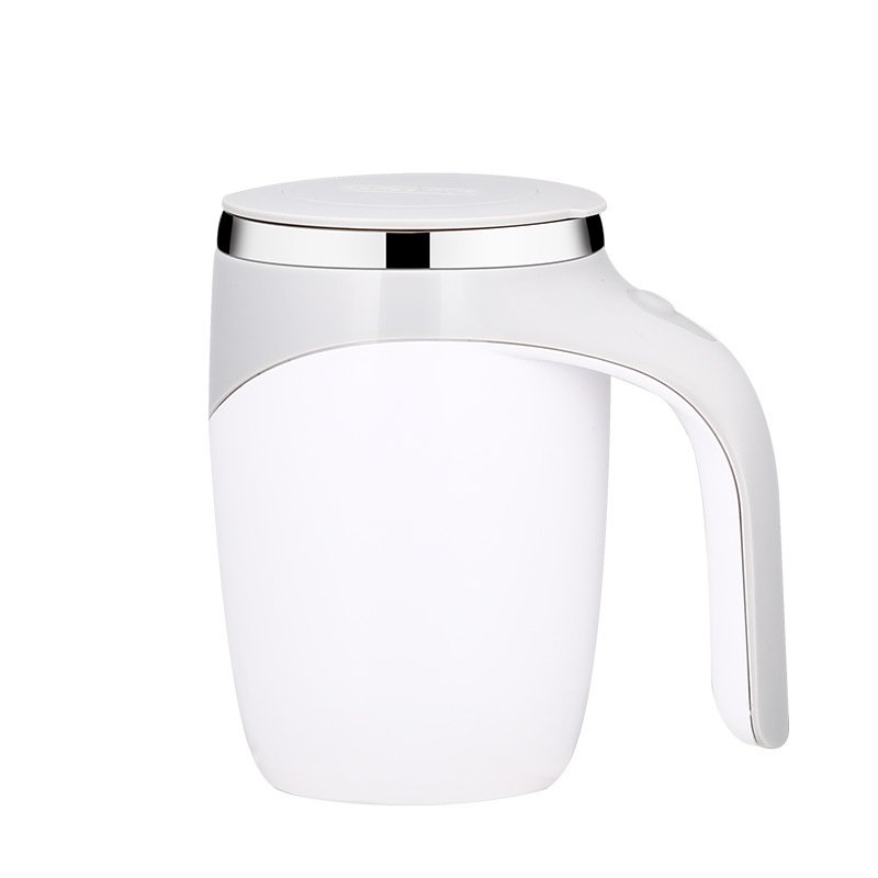 custom logo 380ml Rechargeable Battery Automatic self stirring coffee mug Magnetic Portable Auto Mixing Cup USB Charging