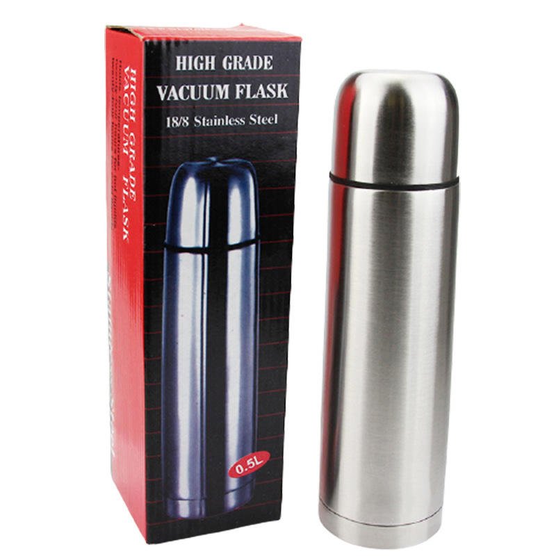 2024 New 12-34 oz Vacuum Flask Bullet Thermos Insulated 304 Stainless Steel Travel Tumbler Water Bottle With Cups