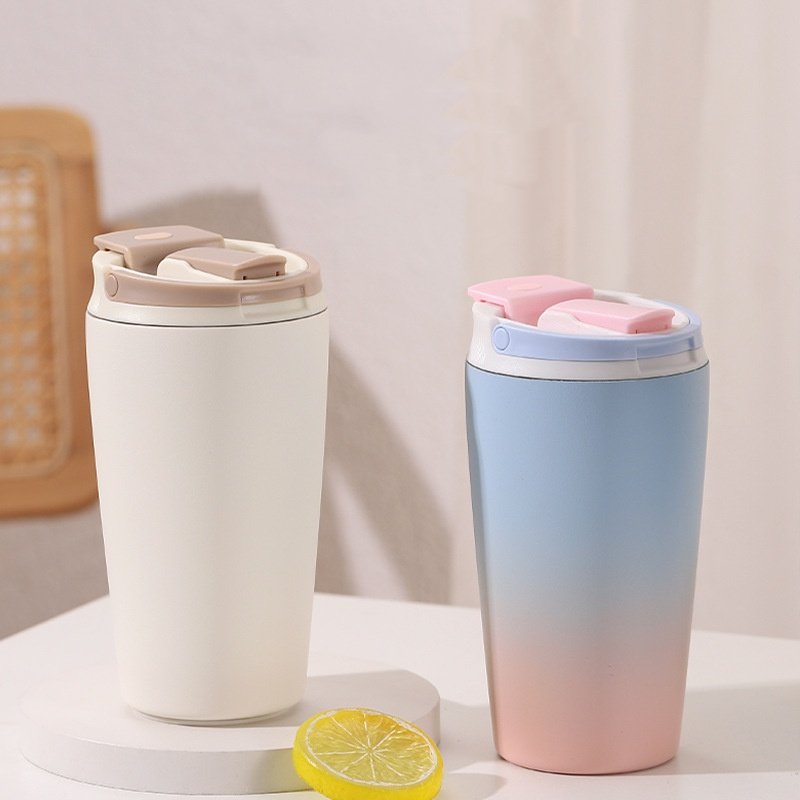 Custom Logo 12 Oz Stainless Steel Vacuum Insulated Cup Vasos Termicos Coffee Thermo Mug With Lids Cirkul Water Bottle