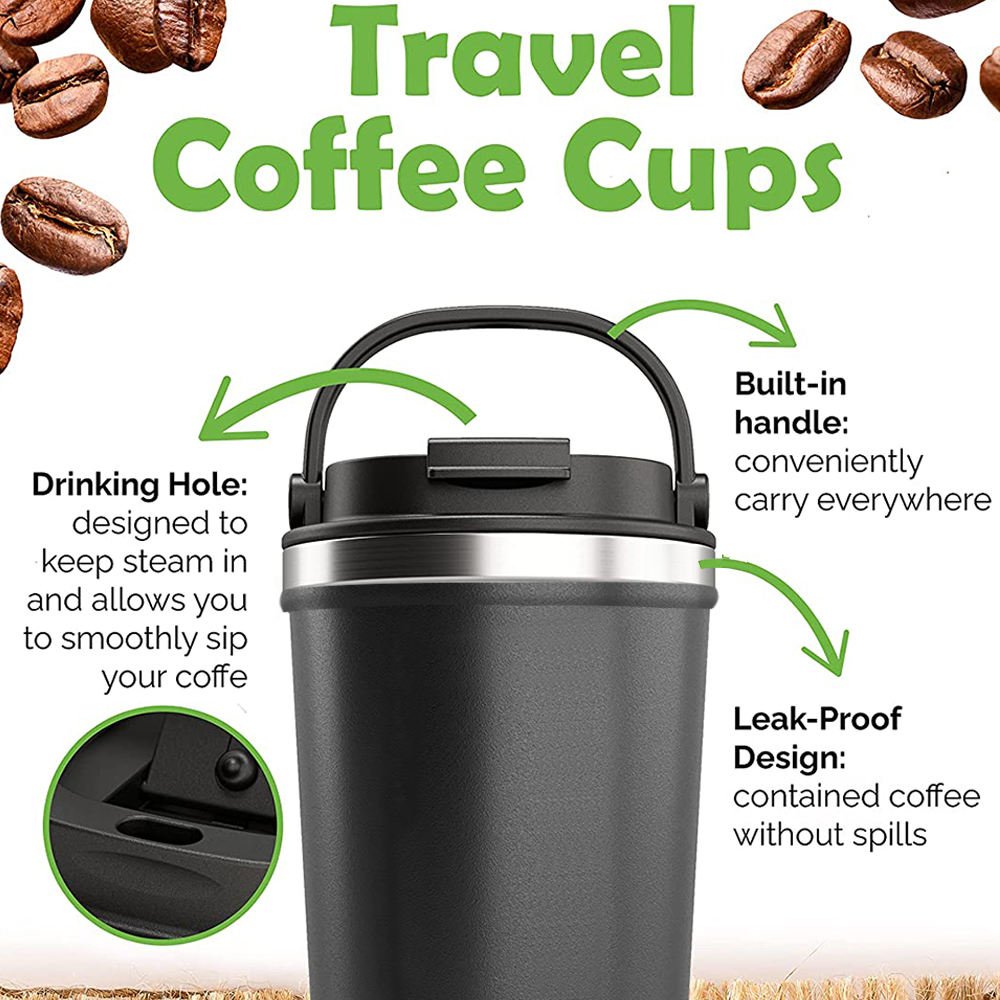 Custom Logo 12 Oz Stainless Steel Vacuum Insulated Cup Vasos Termicos Coffee Thermo Mug With Lids Cirkul Water Bottle