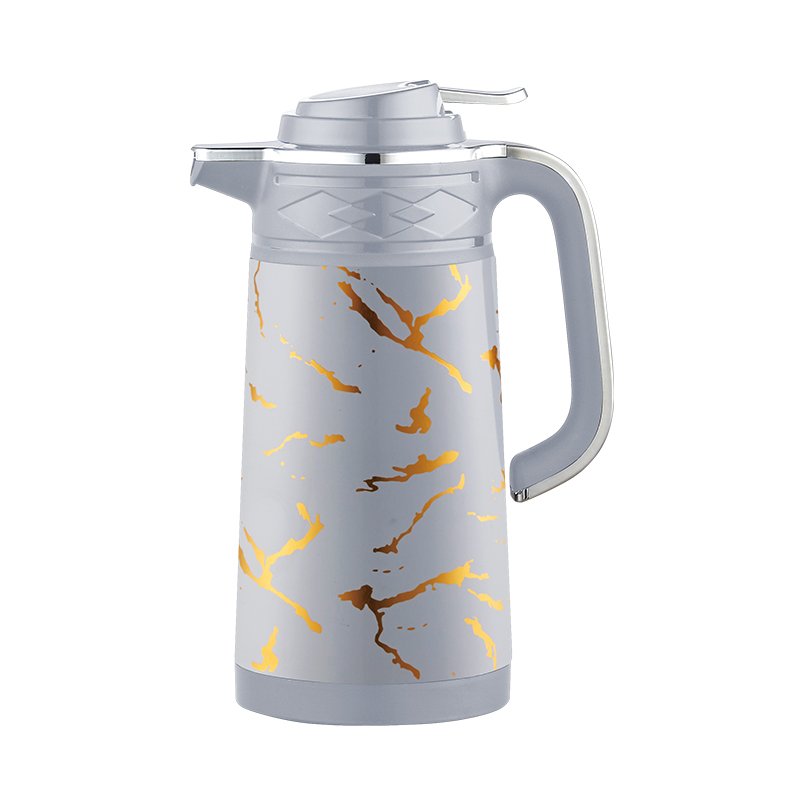 Customized Patterned Double Layer Stainless Steel Insulated Water Bottle Large Capacity Arab Vacuum Insulated Tea Bottle