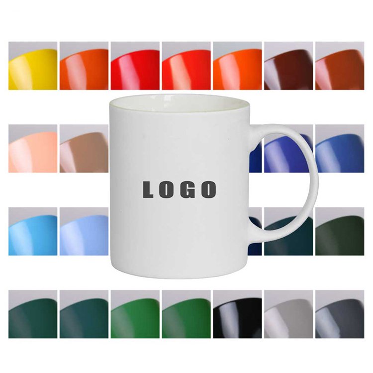 Private Label Customizable Sublimated Cheap Pink Black Valentines Day Christmas Mug With Logo