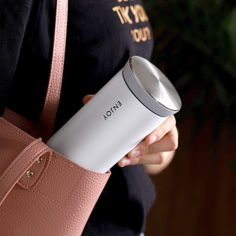 12oz Tumblers Stainless Steel Mugs with tea infuser Double Wall Vacuum Insulated Coffee Cups for Cold & Hot Drinks