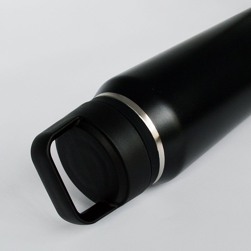 High Quality 500ml Double Wall Stainless Steel Insulated Water Bottle Wide Mouth with Sport Lid Vacuum Flask for Camping