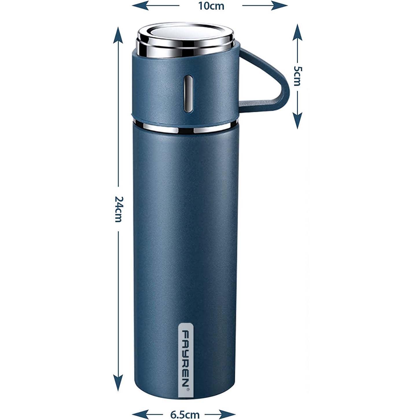 Custom Logo Travel Coffee Outdoor Tea Stainless Steel Vacuum Flask Thermos Mug Gift Set For Corporate Business