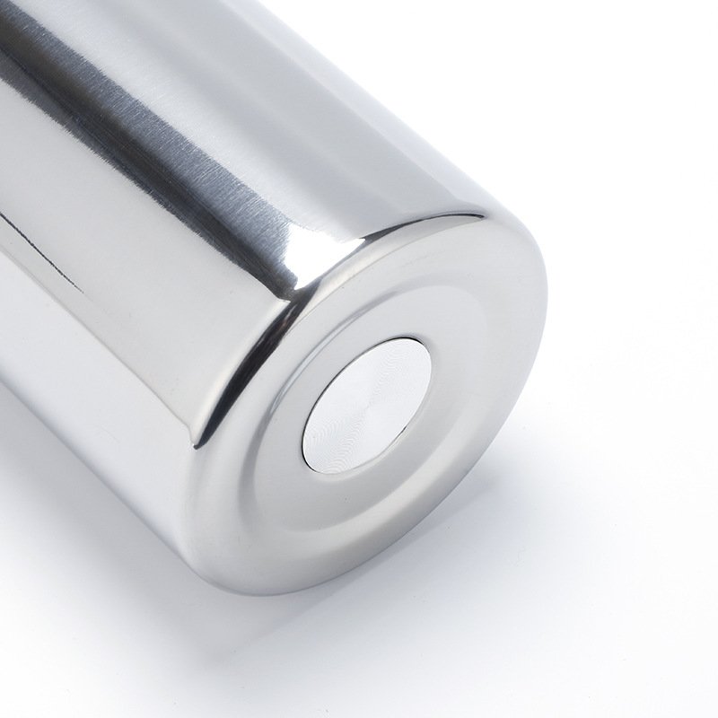 2022 New Luxury silver Thermos Vacuum Flask Insulated Stainless Steel Water Bottle Business Gifts Metal Customized