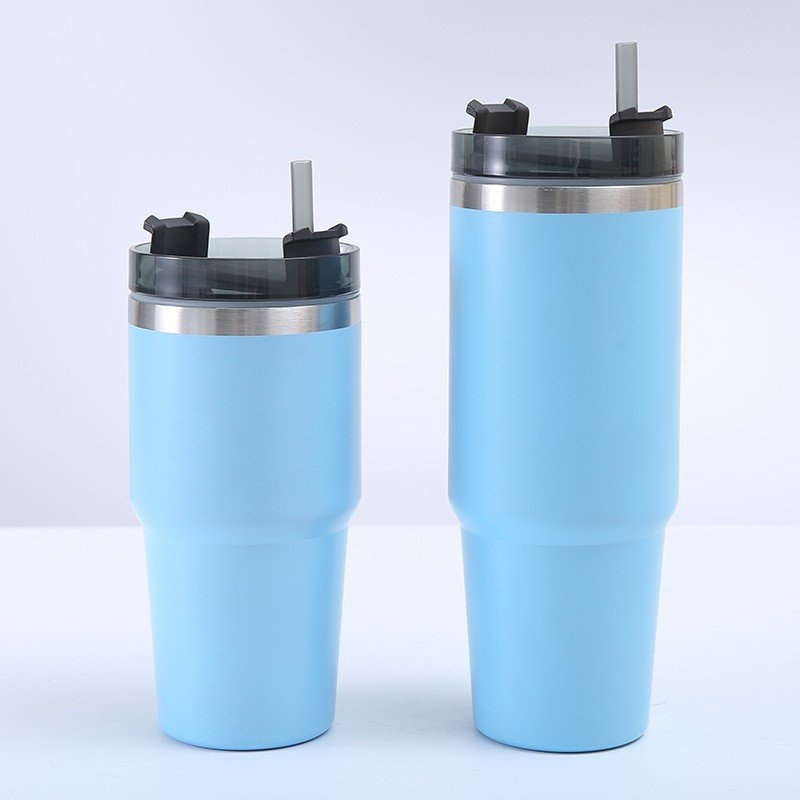 20oz 30oz Stainless Steel Portable Tumbler Cup Insulated Water Bottles Travel Smart Vacuum Flask Keep Iced Keep Cold Drink Warm