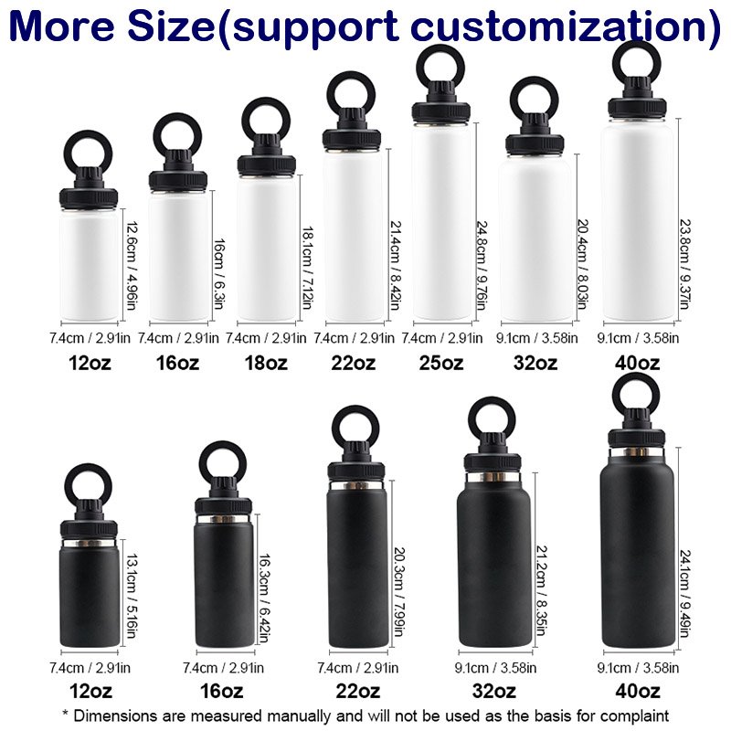 Custom 1L 32oz double wall vacuum flasks insulated stainless steel water bottle magnetic magsafe water bottle with phone holder