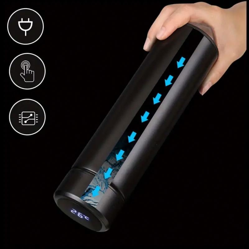 Insulated 500ml intelligent Stainless Steel Termo Smart Vacuum Flask Digital Thermo Water Bottle With Led Temperature Display