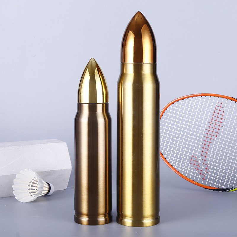 Zogifts custom 350ml 500ml 1000ml vacuum insulated tumbler double wall stainless steel rocket bullet flask thermo water bottle