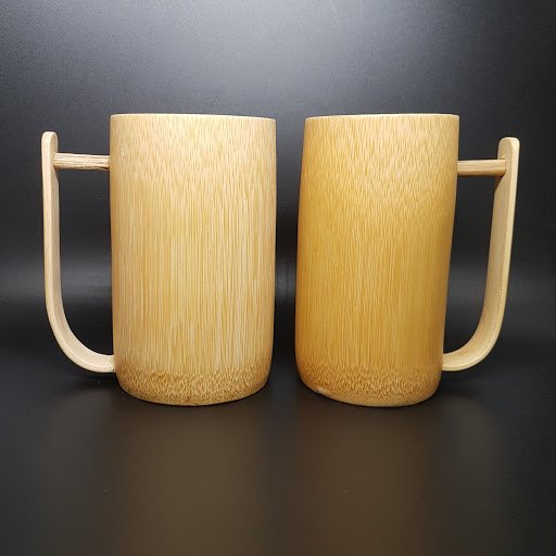 Eco friendly Reusable Handmade Bamboo Cup Travel Mugs with Handle Cheap Price supplier in Vietnam
