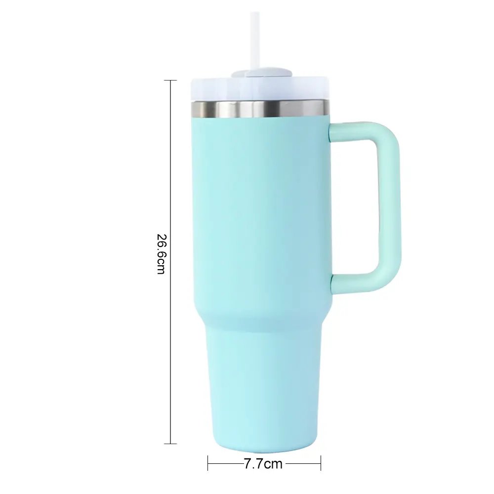 2024 Custom Logo Hot Selling tumblers wholesale bulk insulated tumbler 40oz Stainless steel Tumbler With Handle And Straw