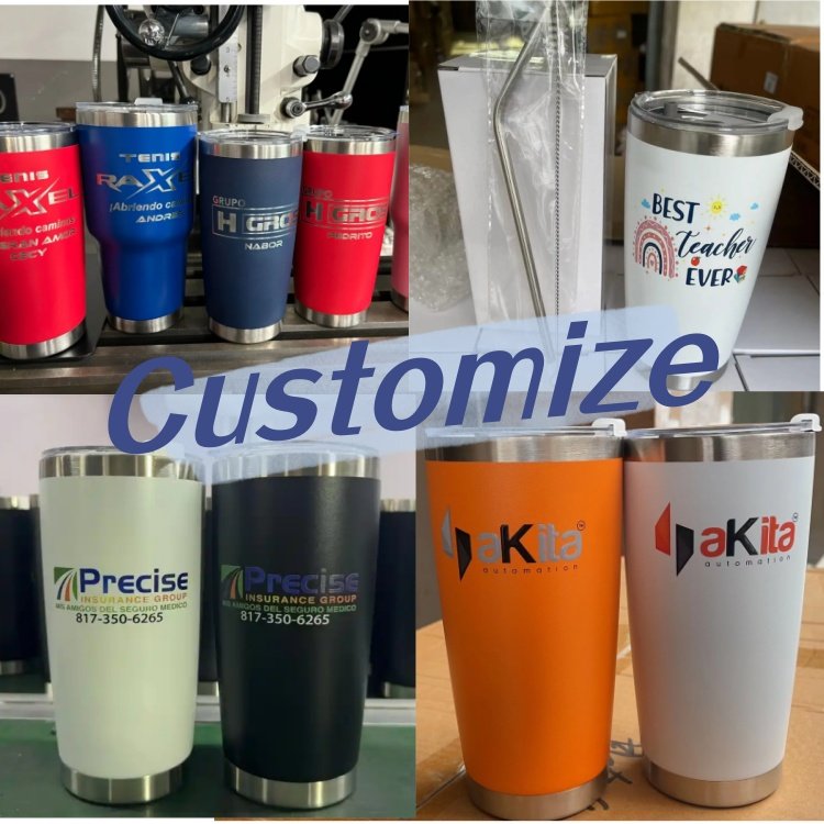 Custom 20oz Double Wall Vacuum Insulated Car Mug Powder Coated Tumbler Vacuum Cup Thermal Stainless Steel Coffee Mug With Lid