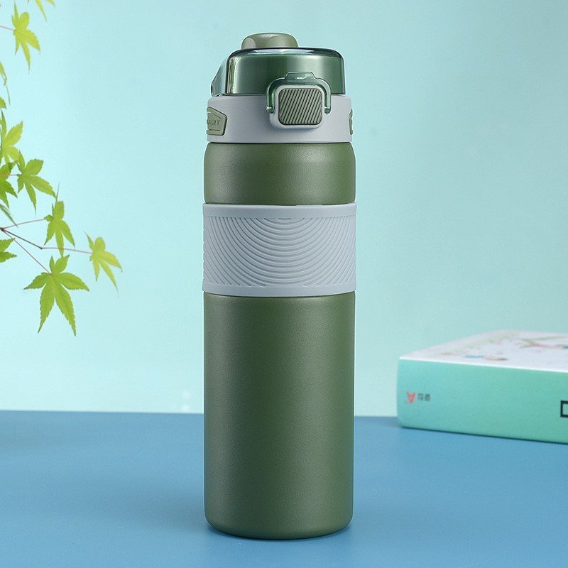 304 Stainless Steel Outdoor Hot and Cold Customised Hiking Tharmos Vacuum Flask Cool Bicycle Running Water Bottle Personalized